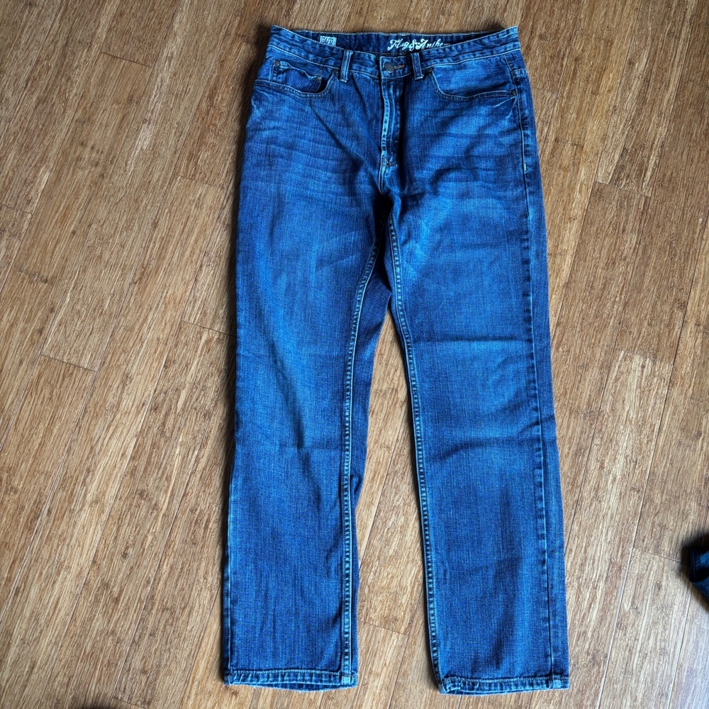 Flag & Anthem Men’s pre-owned 34x32 Relaxed Fit Jeans *inseam actually 31”